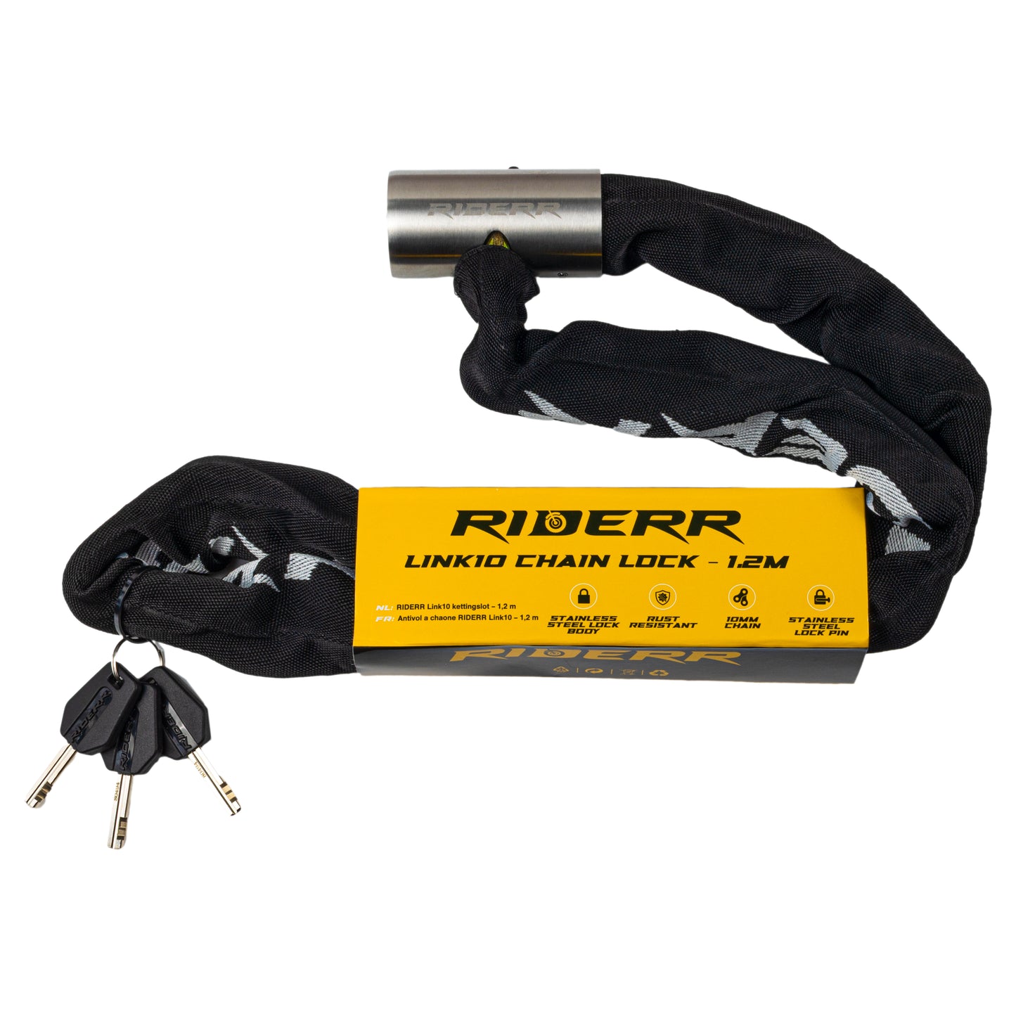 RIDERR Link10 Chain Lock - 1.2m / 1.5m