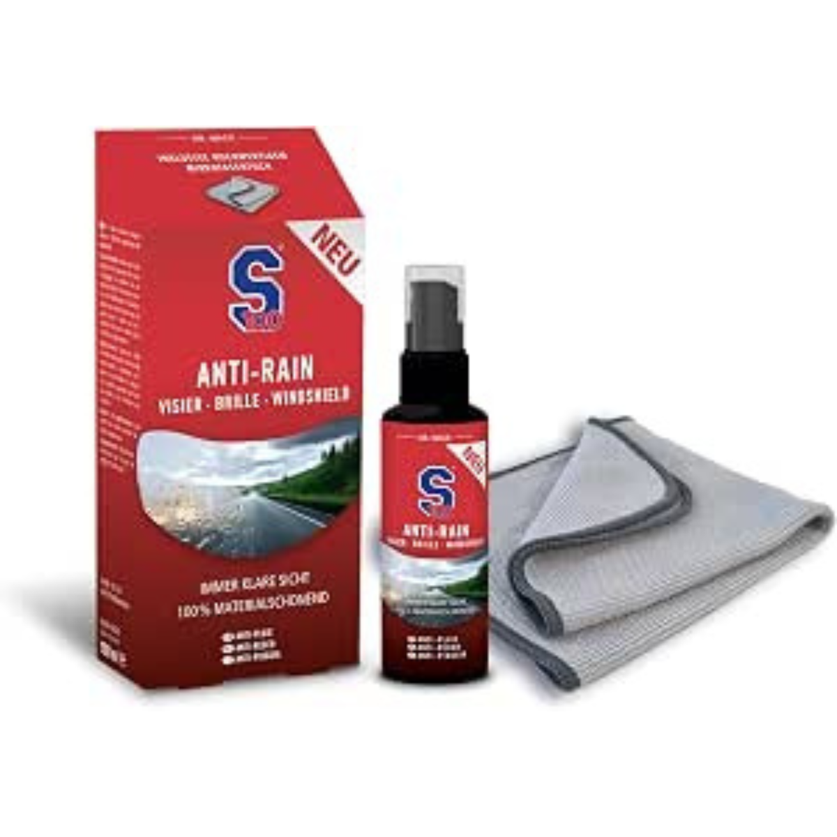 S100 Anti-Rain Spray & Microfibre Cloth