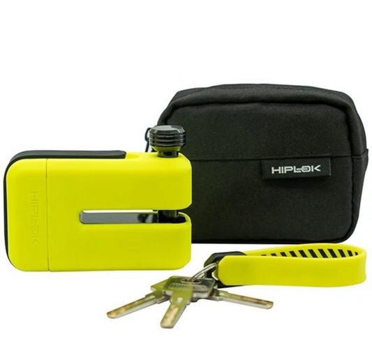 Hiplok MD1000 Motorcycle Disc Lock - Yellow