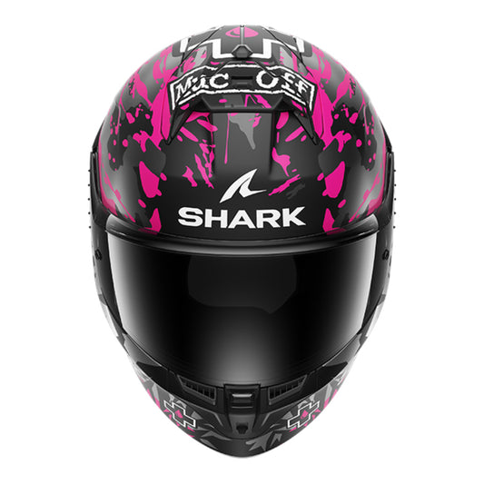 SHARK Skwal Cup Replica Redding Helmet - Black / Violet / Blue