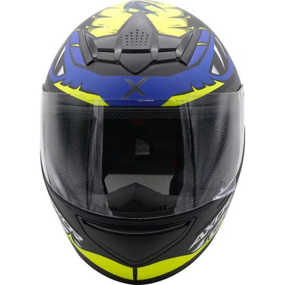 Axor Rage Python Helmet - Matt Black / Blue / Yellow
