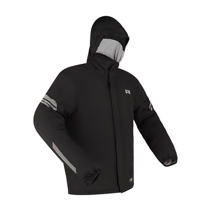 RICHA Rain Stretch 2L Hoodie - Black - 6XL
