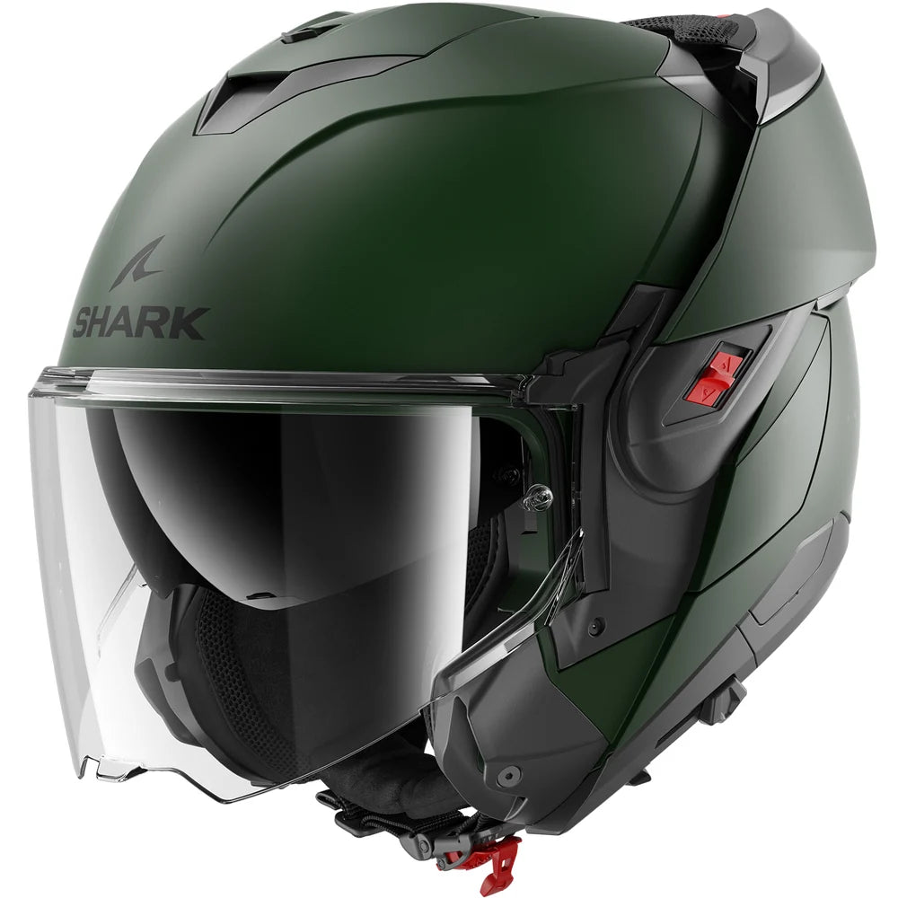 SHARK OXO Blank Helmet - Matt Green