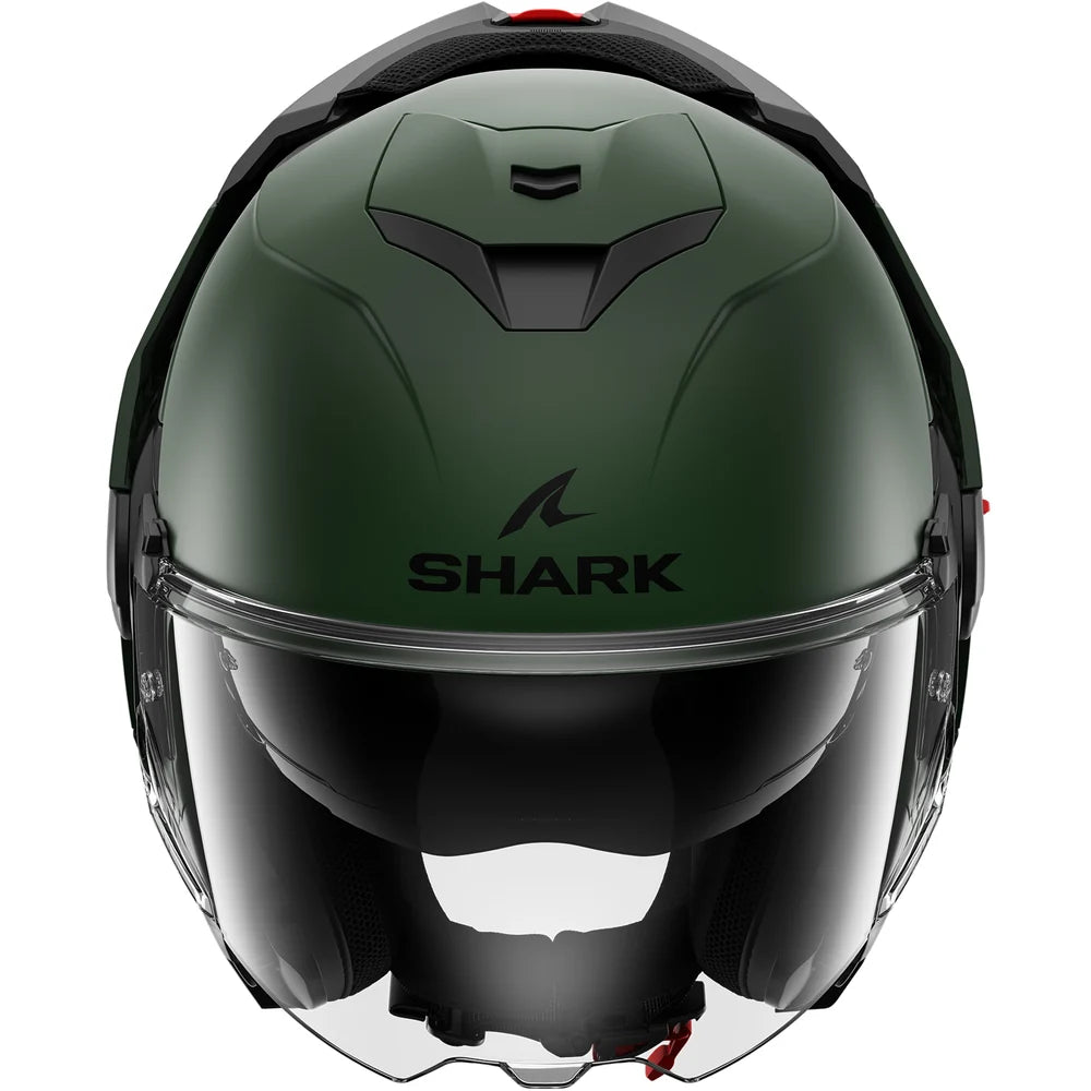 SHARK OXO Blank Helmet - Matt Green