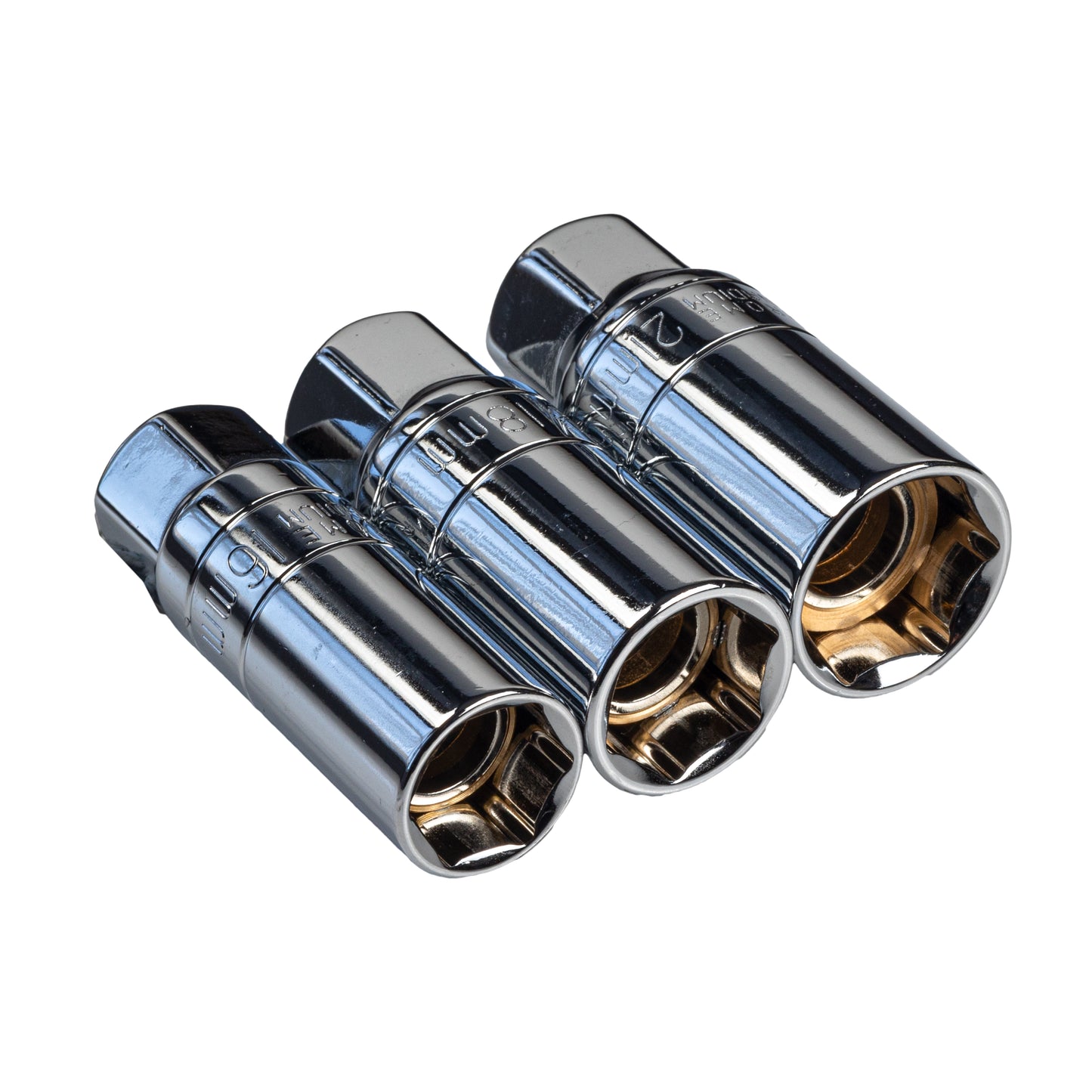 RIDERR 3pc Magnetic Spark Plug Socket Set