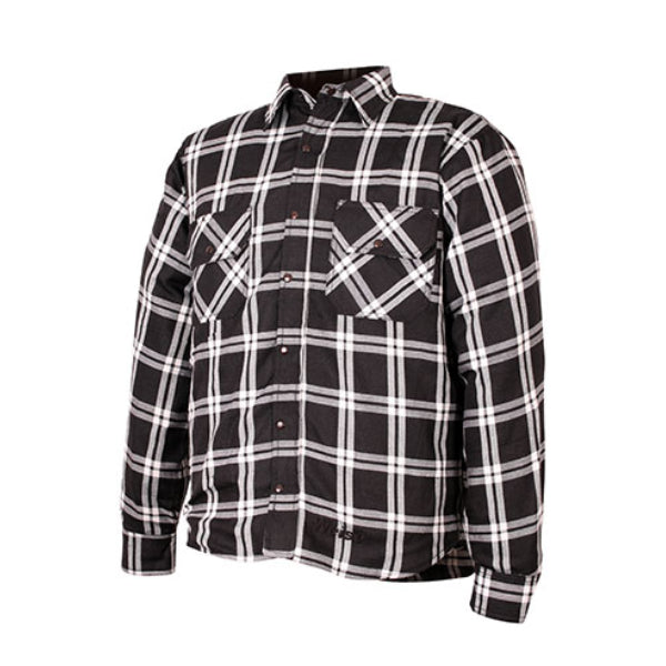 Weise Redwood Shirt  Black - White