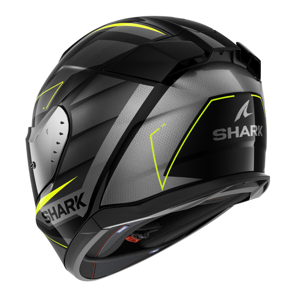 SHARK D-SKWAL 3 Helmet - Black / Anthracite / Yellow