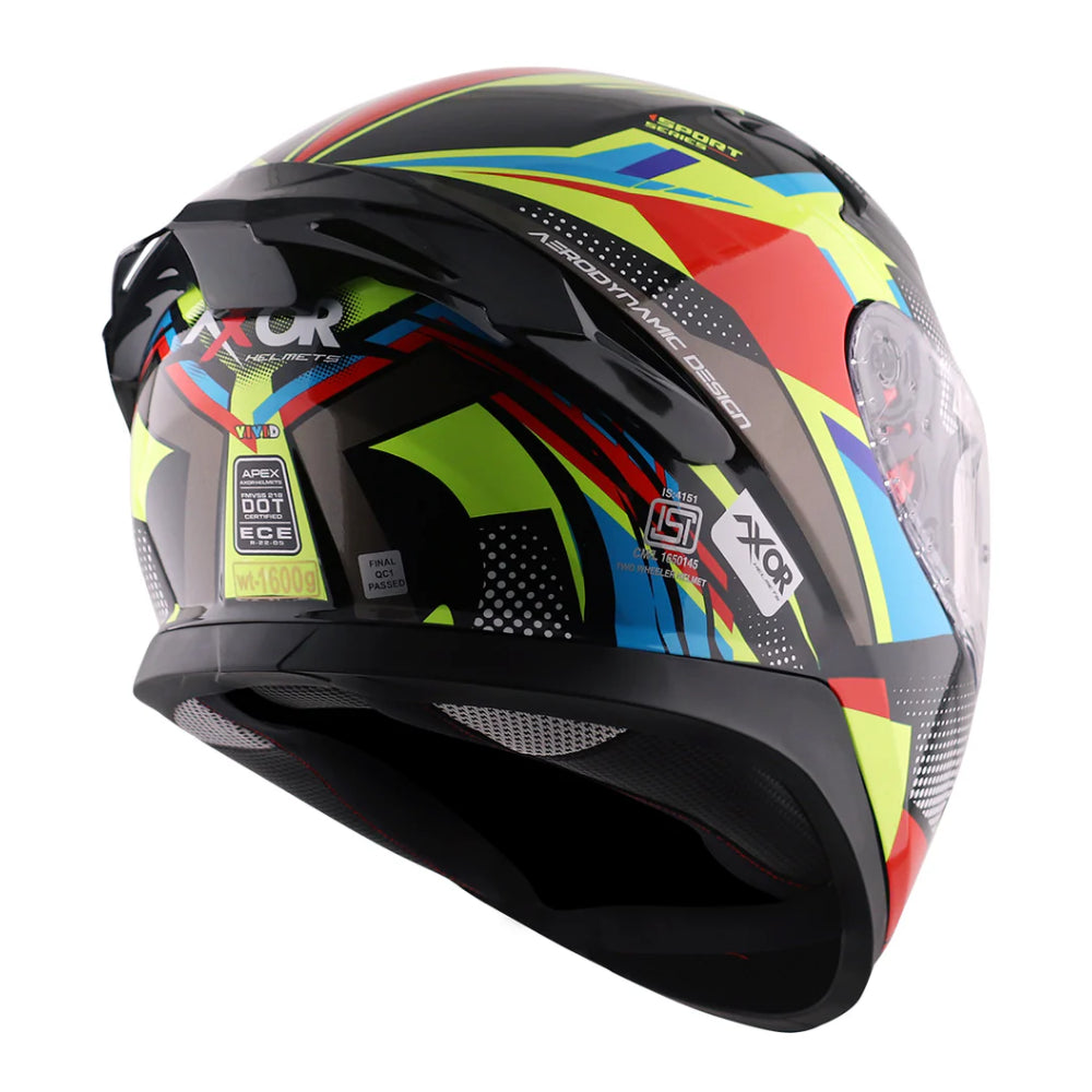 Axor Apex Helmet - Black / Neon Yellow