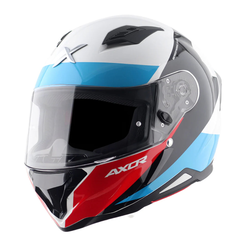 Axor SH890 Hunter Helmet - Turbo - White / Red - Helmet