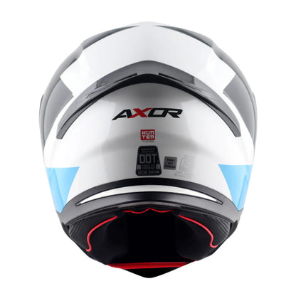 Axor SH890 Hunter Helmet - Turbo - White / Red - Helmet