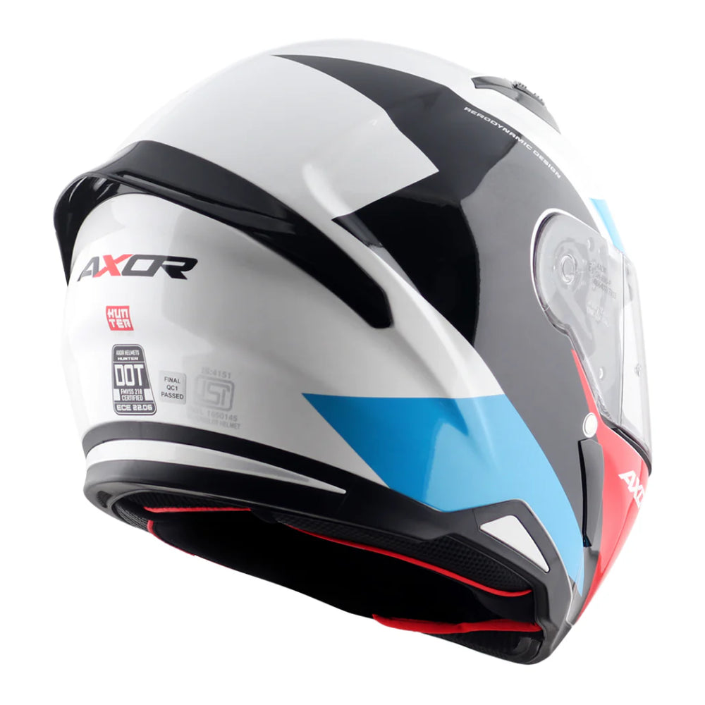 Axor SH890 Hunter Helmet - Turbo - White / Red - Helmet