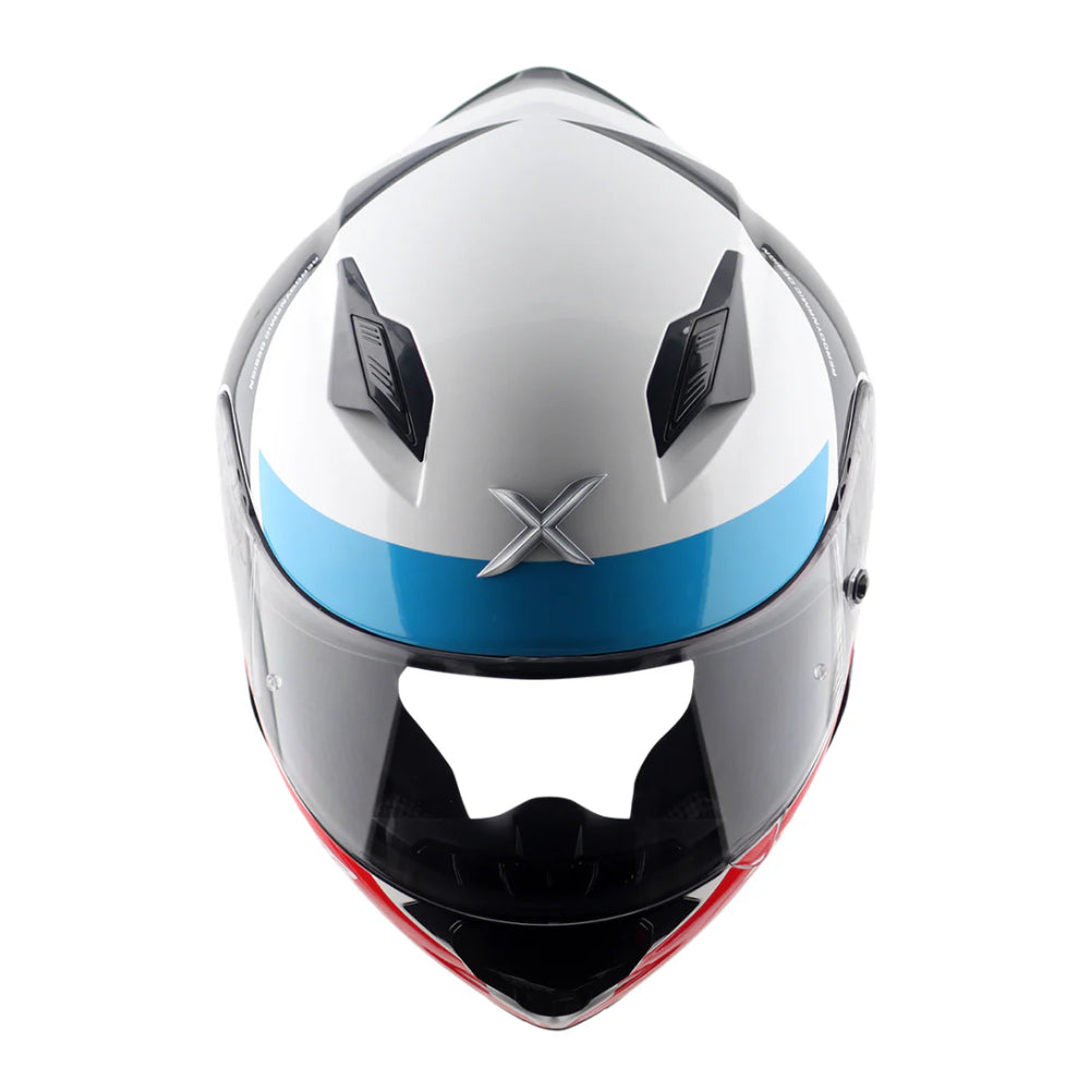 Axor SH890 Hunter Helmet - Turbo - White / Red - Helmet