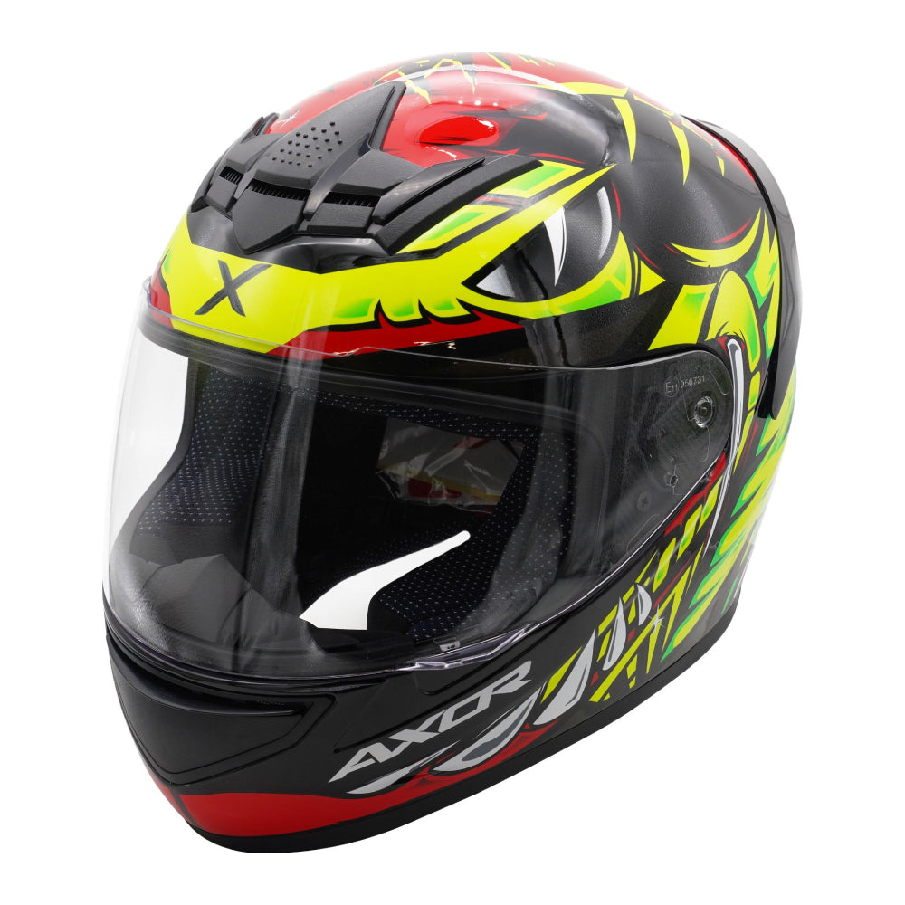 Axor Rage Python Helmet - Black / Yellow / Red