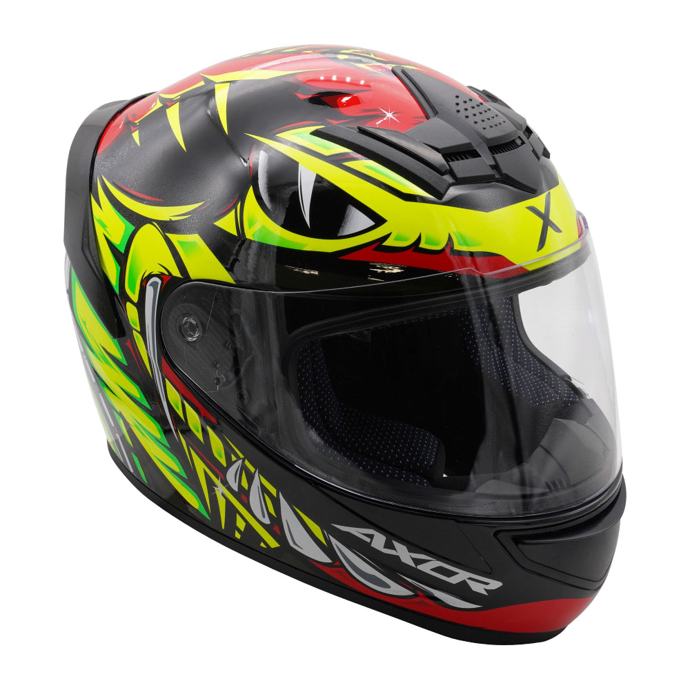 Axor Rage Python Helmet - Black / Yellow / Red