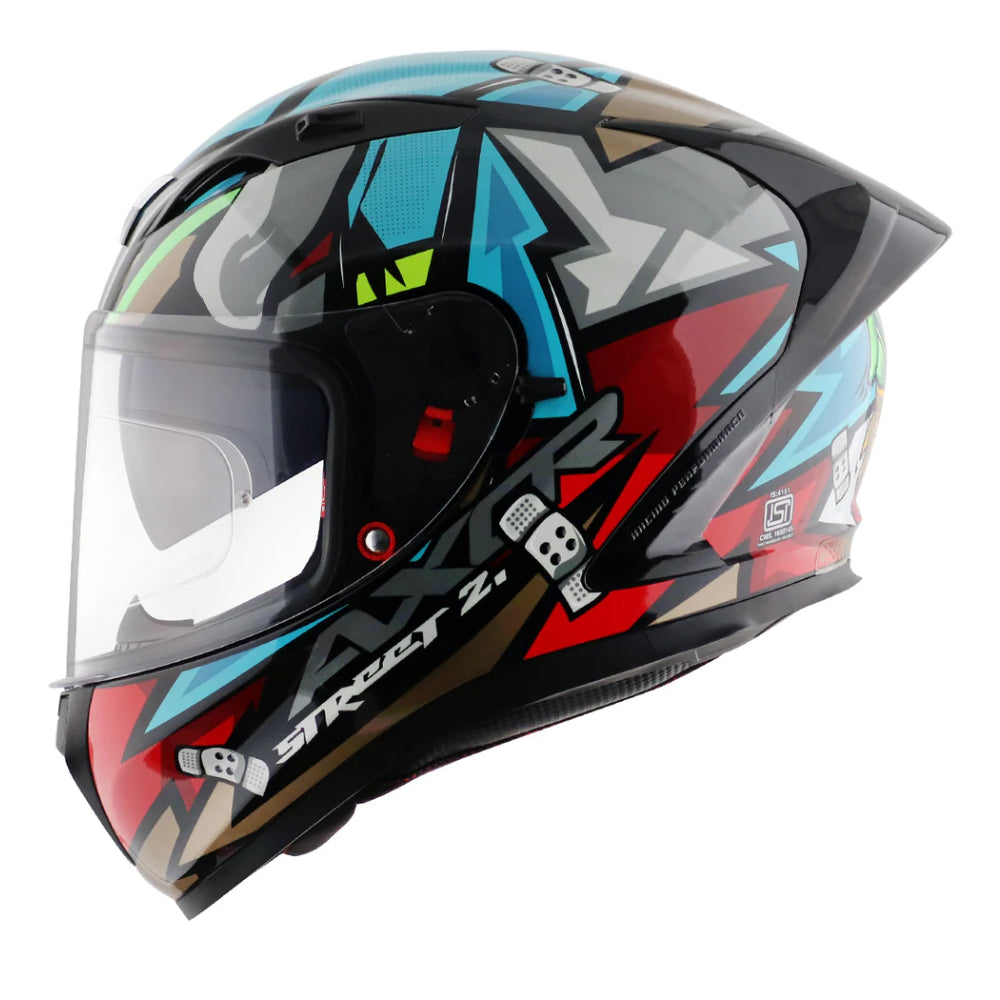 Axor Street Helmet - Bobby Black / Blue