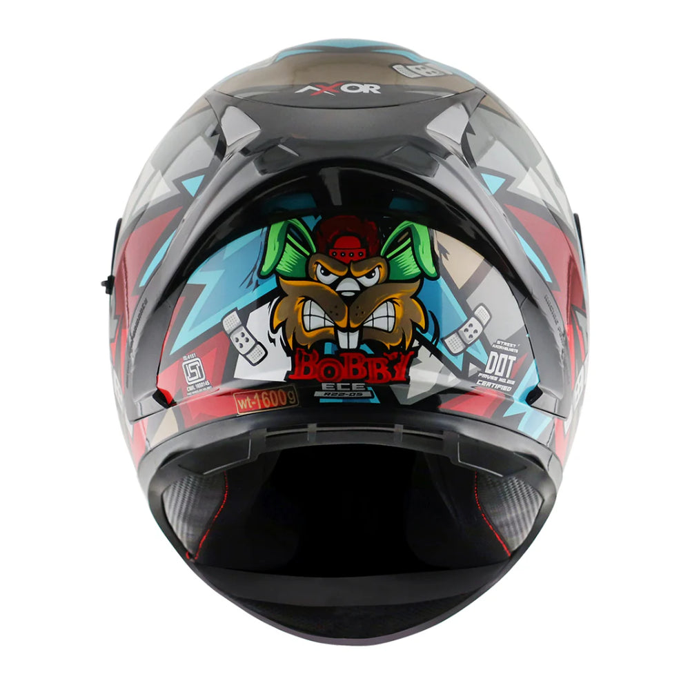 Axor Street Helmet - Bobby Black / Blue