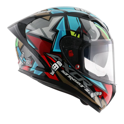 Axor Street Helmet - Bobby Black / Blue