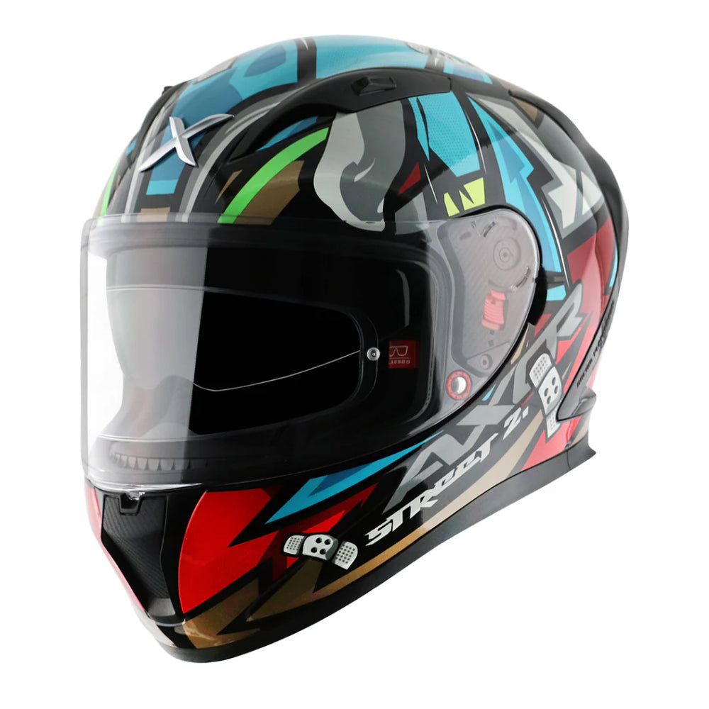 Axor Street Helmet - Bobby Black / Blue