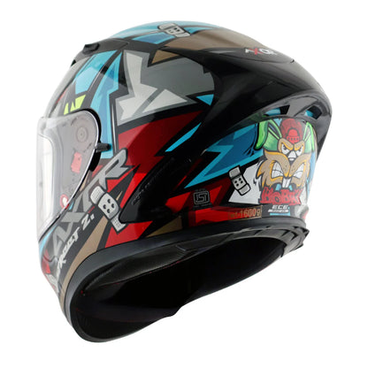 Axor Street Helmet - Bobby Black / Blue
