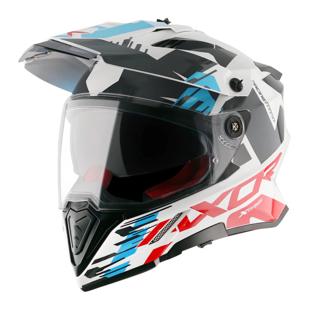 Axor X-Cross X1 Helmet - 2206 - White / Red