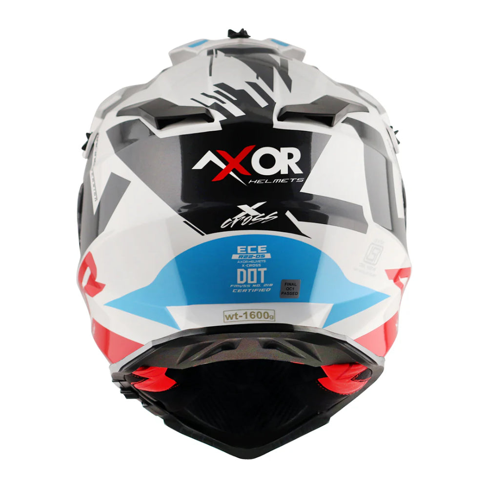 Axor X-Cross X1 Helmet - 2206 - White / Red