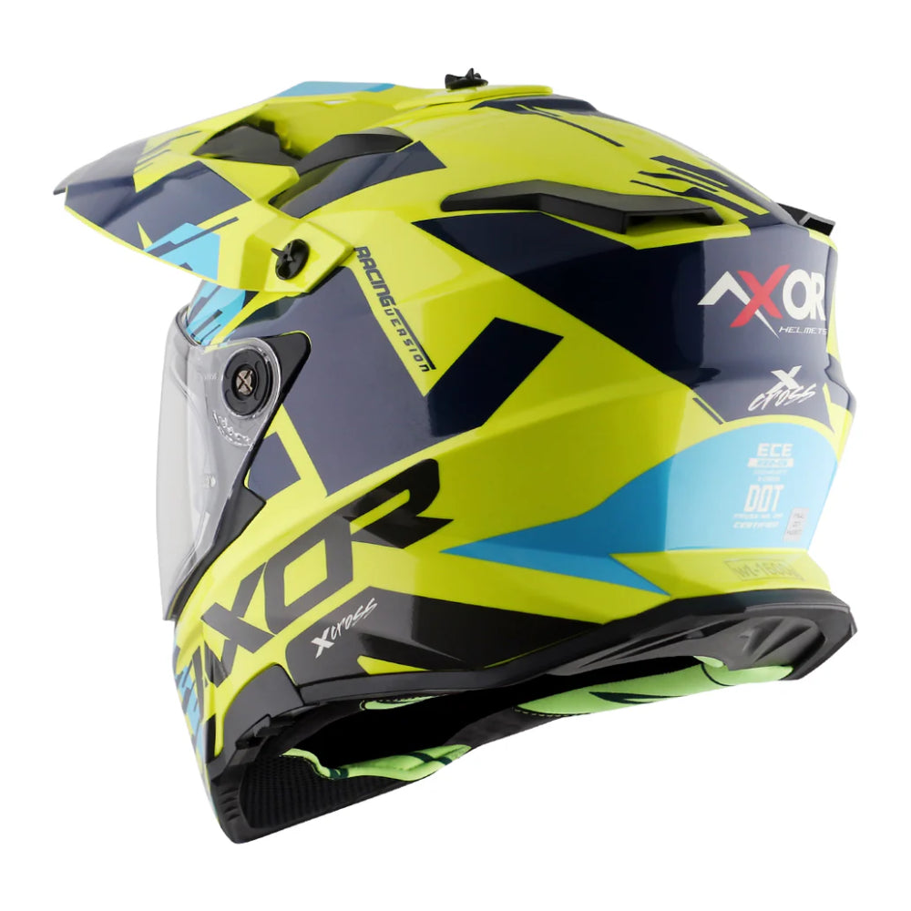 Axor X-Cross X2 Helmet - Blue / Yellow