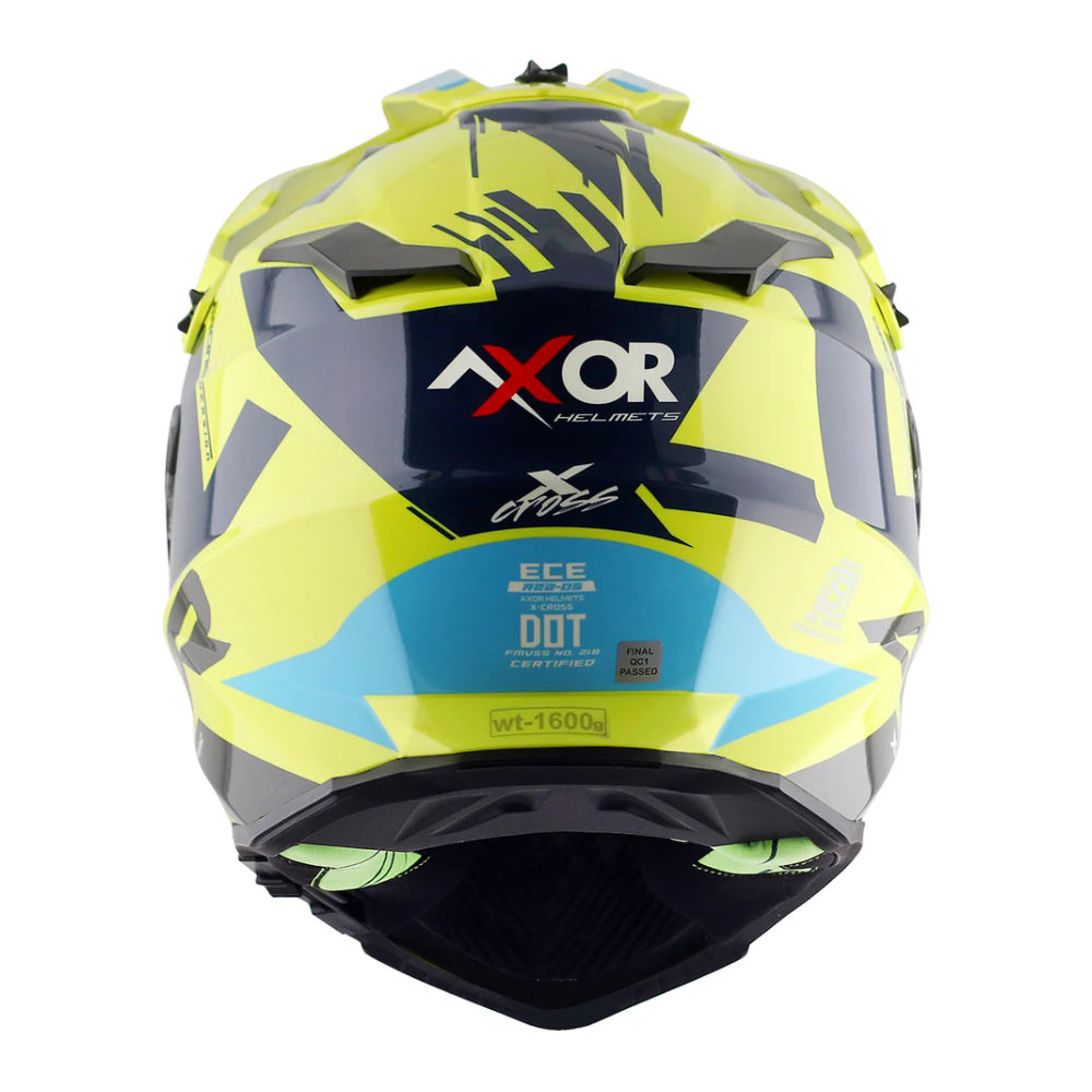 Axor X-Cross X2 Helmet - Blue / Yellow