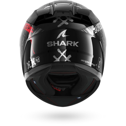Shark D Skwall 3 Shiever Helmet - Black / Anthracite / Red