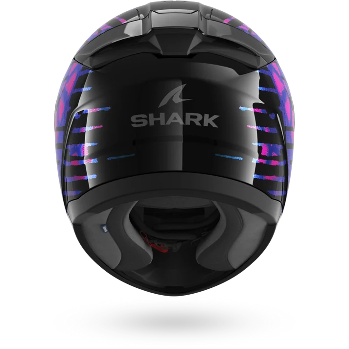 SHARK Ridill 2 Reptaia Helmet - Black / Violet / Pearl