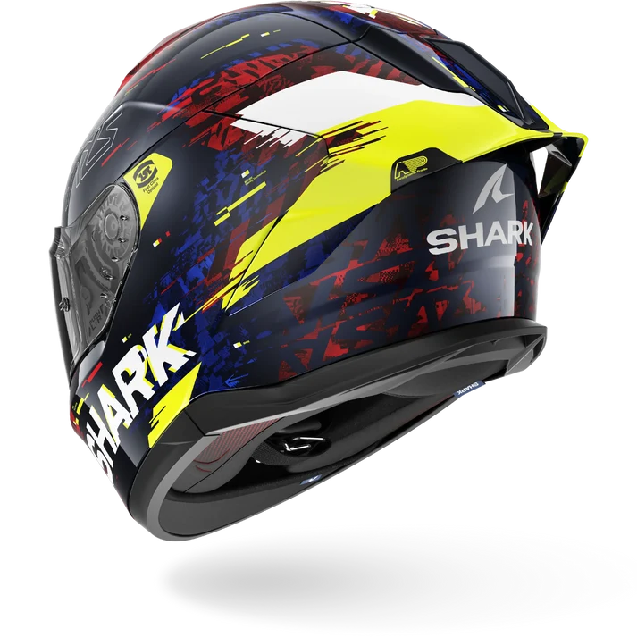 SHARK Skwal Cup Speed VIB Helmet - Blue / Red / Yellow