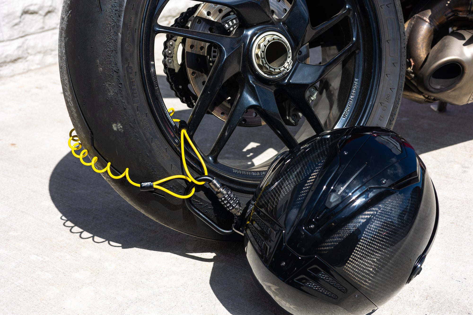 RIDERR Helmet Lock