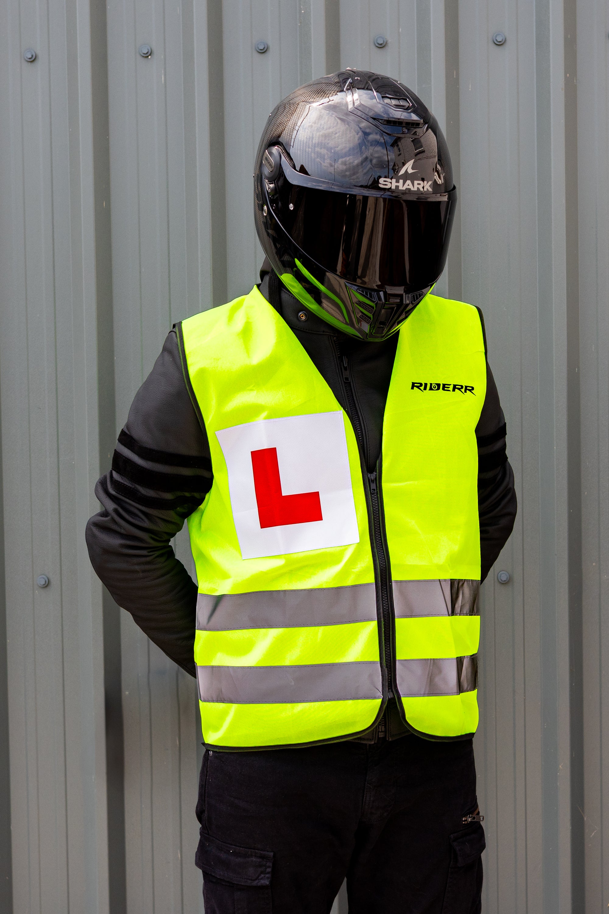 RIDERR Hi Vis L Plate Vest