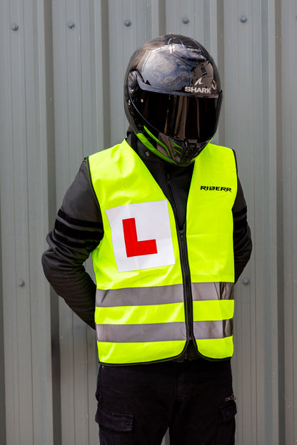 RIDERR Hi Vis L Plate Vest