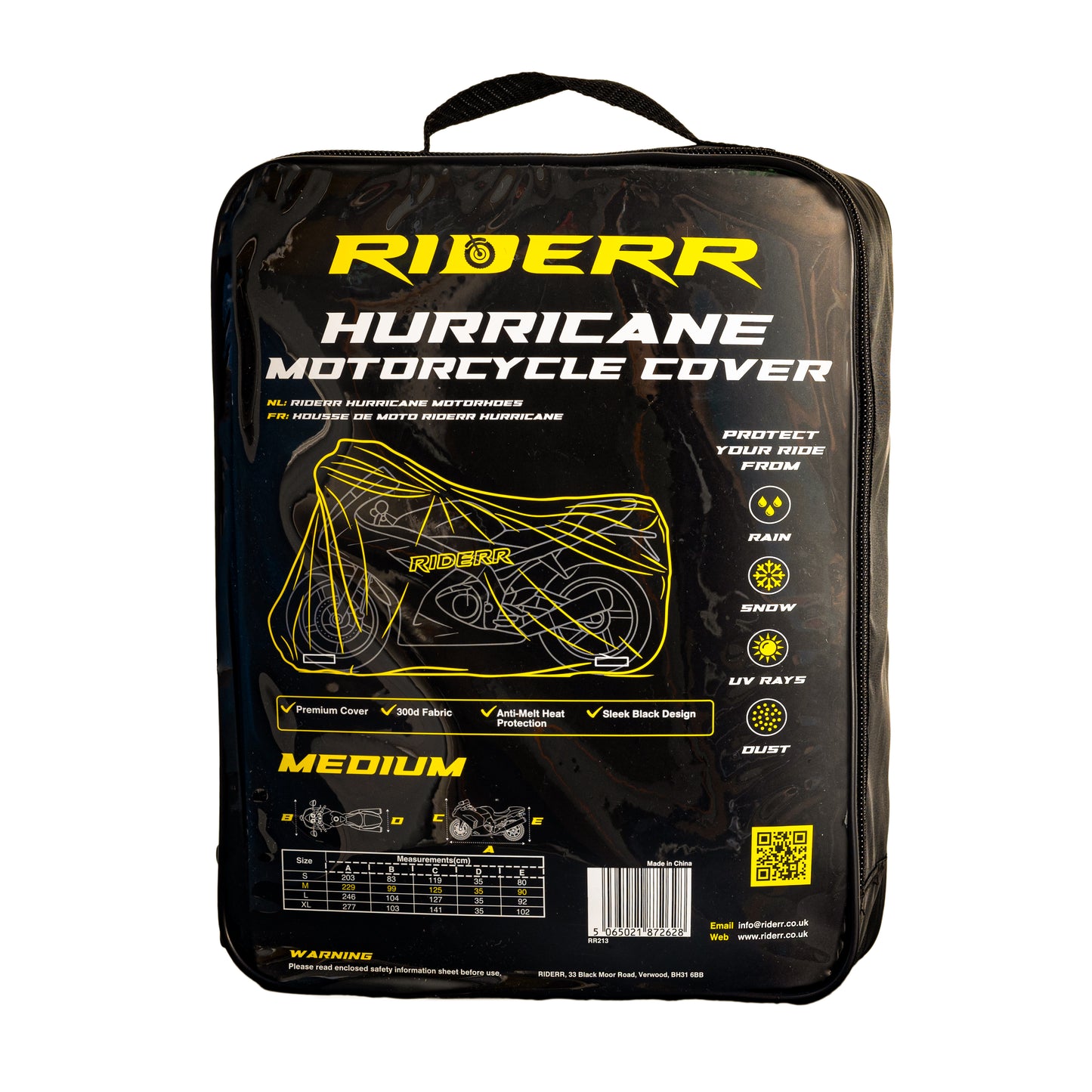 RIDERR Hurricane Premium Motorcycle Cover