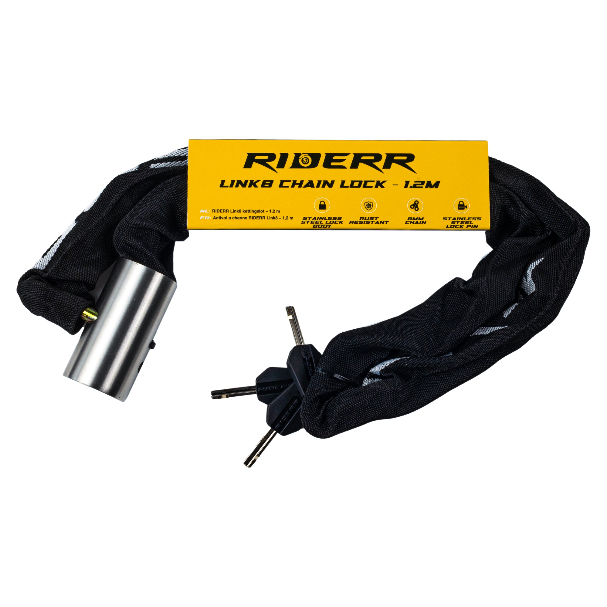 RIDERR Link8 Chain Lock - 1.2m / 1.5m