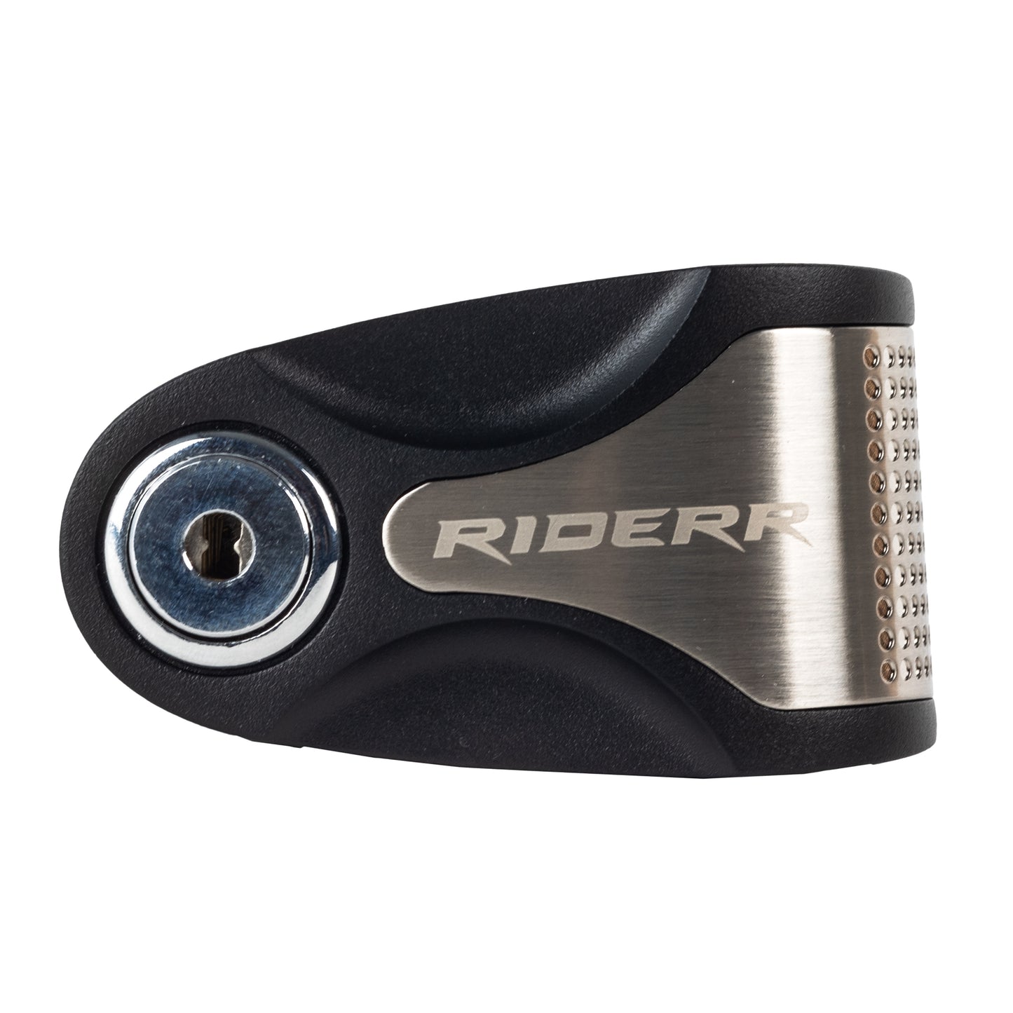 RIDERR RIOT Alarm Disc Lock - Silver