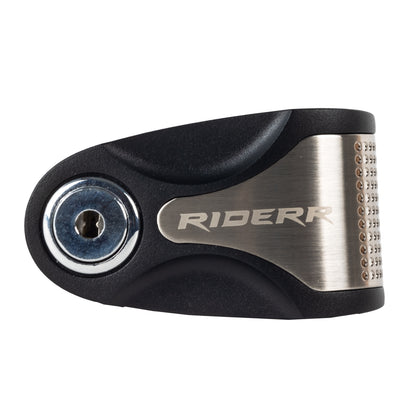 RIDERR RIOT Alarm Disc Lock - Silver