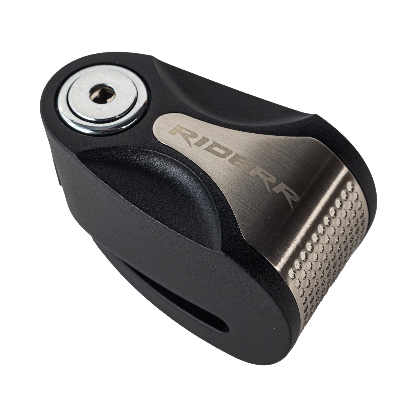 RIDERR RIOT Alarm Disc Lock - Silver