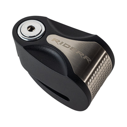 RIDERR RIOT Alarm Disc Lock - Silver