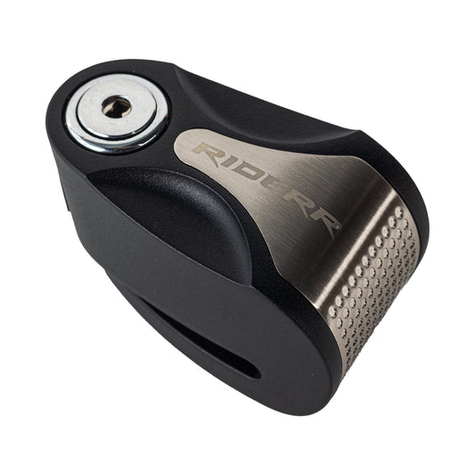 RIDERR RIOT Alarm Disc Lock - Silver
