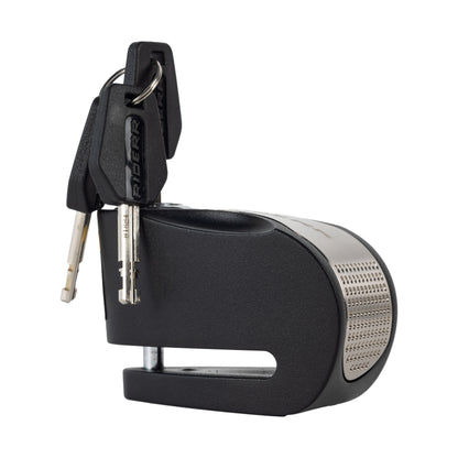 RIDERR RIOT Alarm Disc Lock - Silver