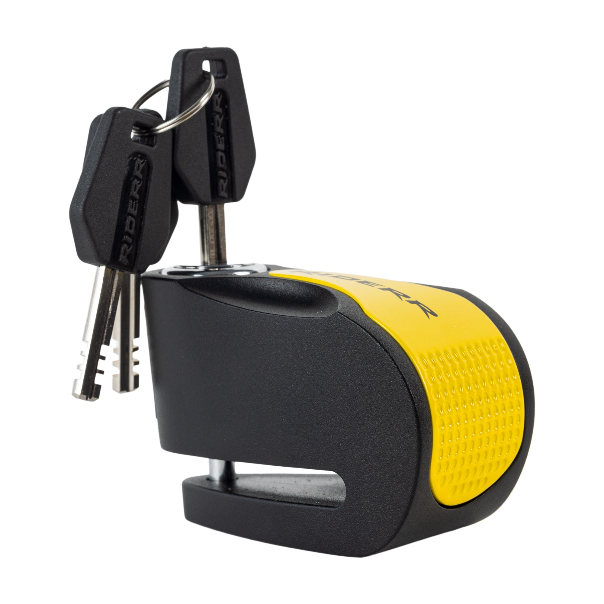 RIDERR RIOT Alarm Disc Lock - Yellow