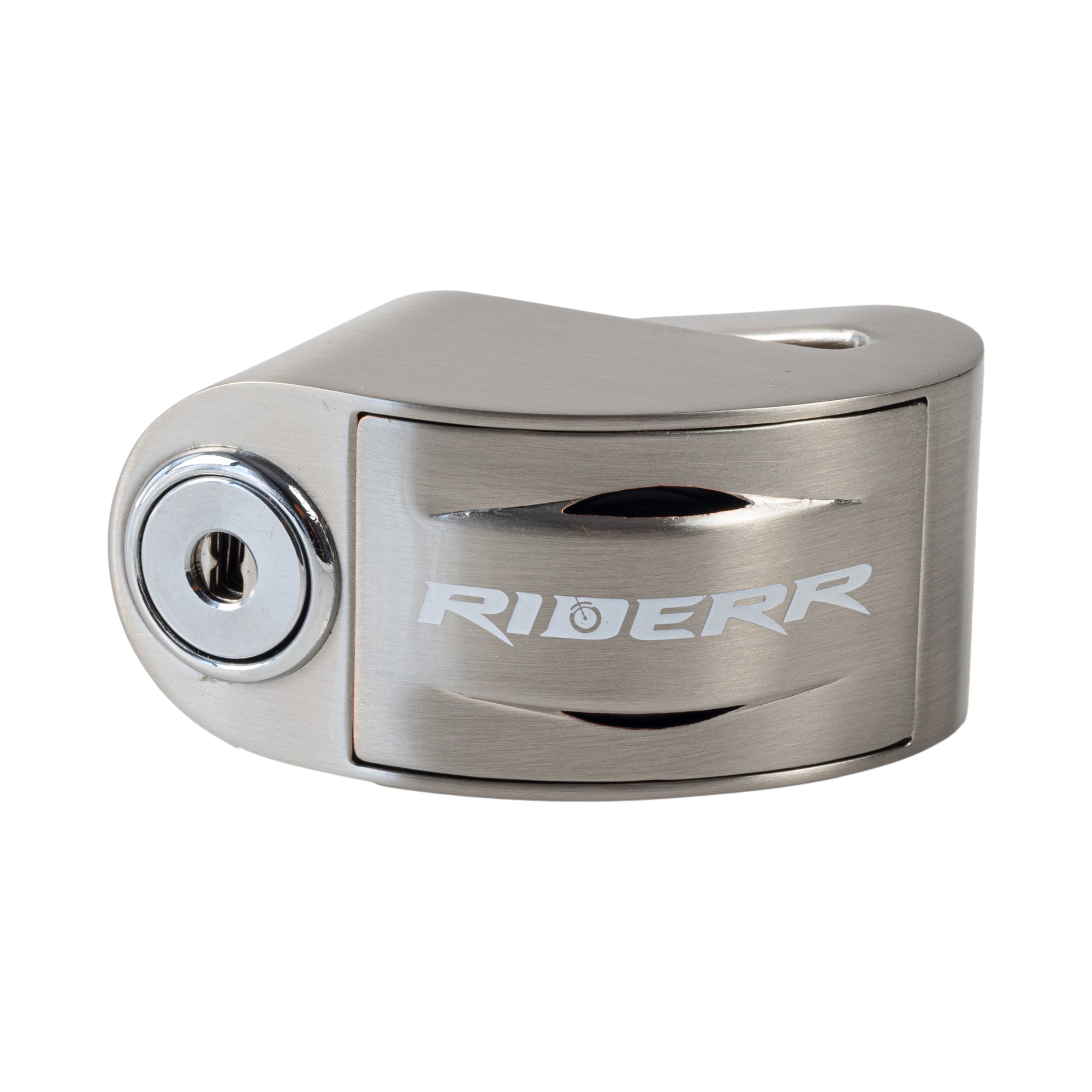 RIDERR RT6 Alarm Disc Lock - Silver