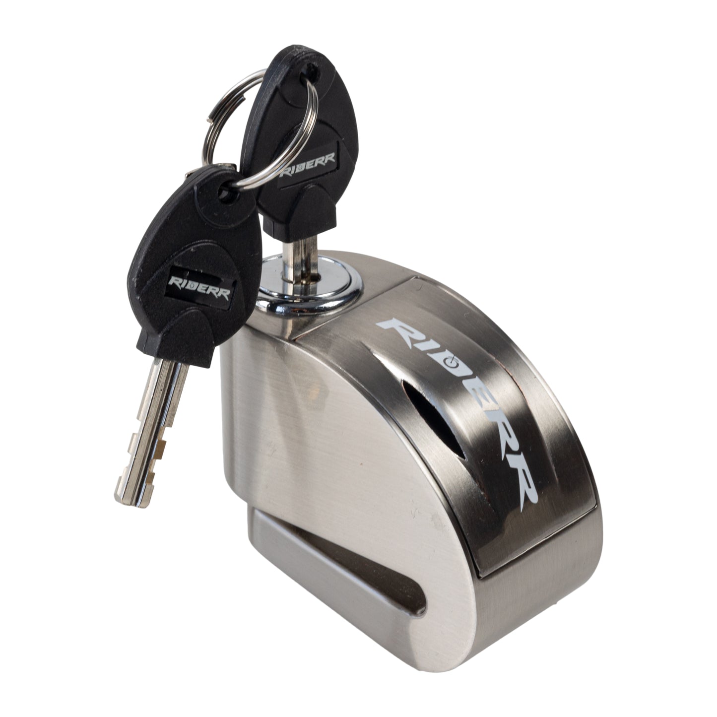 RIDERR RT6 Alarm Disc Lock - Silver