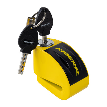 RIDERR RT6 Alarm Disc Lock - Yellow