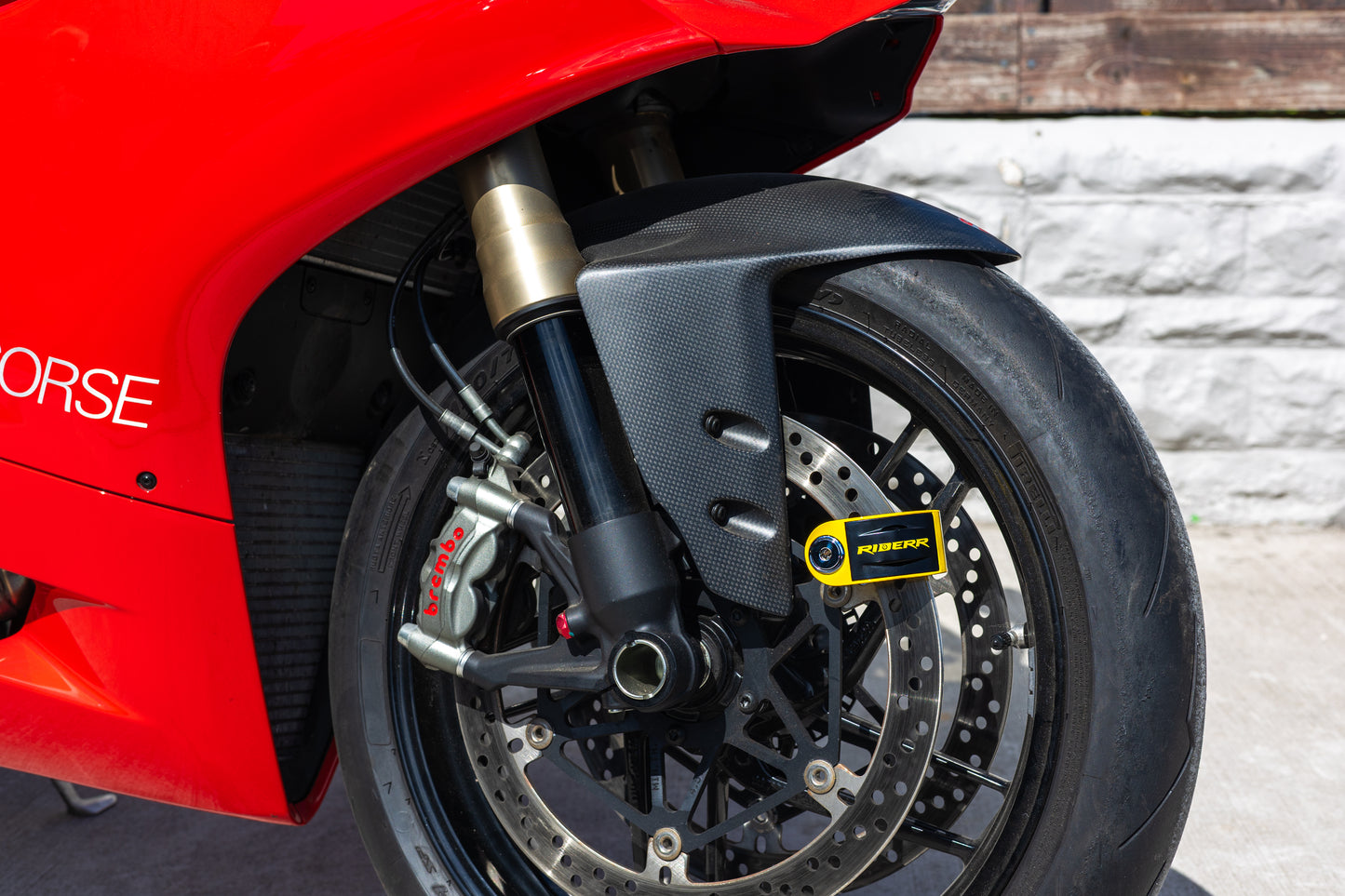 RIDERR RT6 Alarm Disc Lock - Yellow