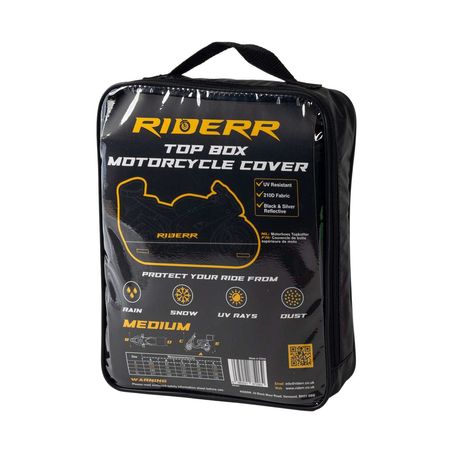 RIDERR Top Box Motorcycle Cover