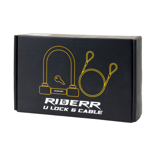 RIDERR U Lock & Cable
