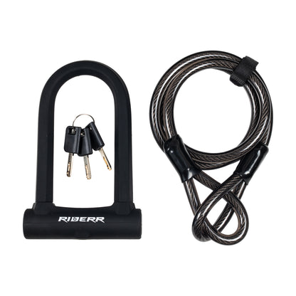 RIDERR U Lock & Cable