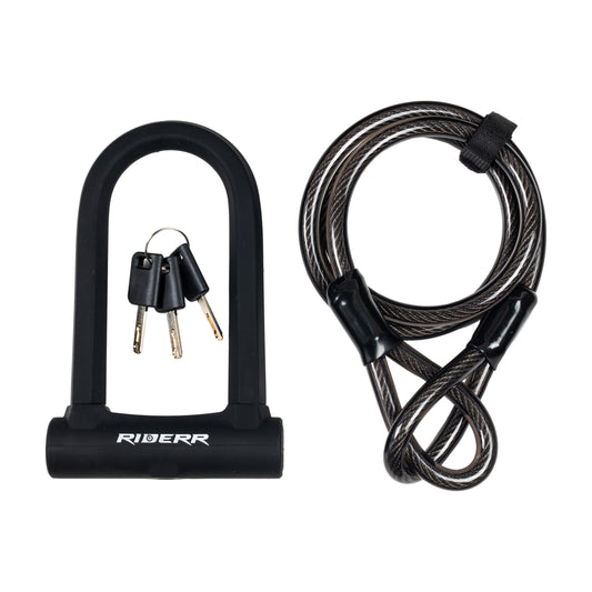 RIDERR U Lock & Cable